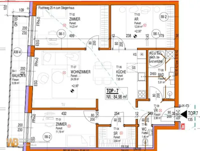 4-Zimmer-Wohnung kaufen in Neusiedl am See – 84,98 m², € 196.955 – Bild 2 von 4