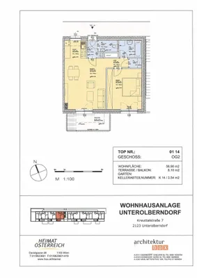 2-Zimmer-Wohnung mieten in Mistelbach – 56,9 m², € 616 – Bild 4 von 4