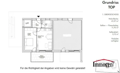 2-Zimmer-Wohnung kaufen in Graz – 41,5 m², € 263.425 – Bild 5 von 5