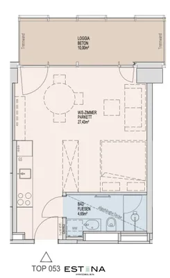 1-Zimmer-Wohnung mieten in Wien – 32,02 m², € 1.100 – Bild 18 von 18