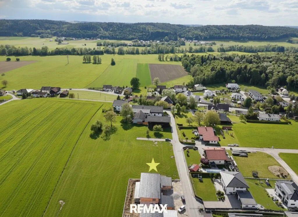 Baugrundstück in 5223 Pfaffstätt-Kuglberg - ruhig gelegen mit südlichem Panoramablick - Ansicht 2