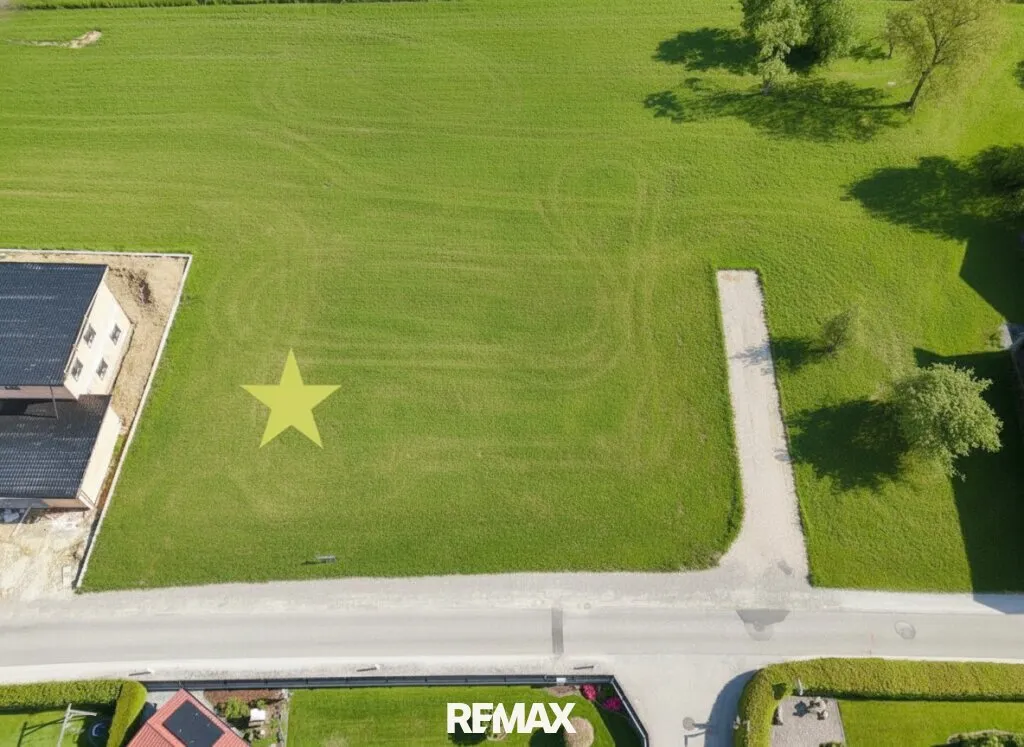 Baugrundstück in 5223 Pfaffstätt-Kuglberg - ruhig gelegen mit südlichem Panoramablick - Ansicht 3