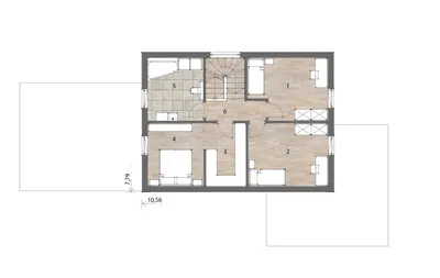 4-Zimmer-Haus kaufen in Graz-Umgebung – 137 m², € 182.300 – Bild 4 von 9