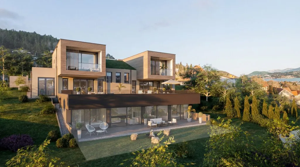 Exklusive Gartenresidenz mit privatem Seezugang am Wörthersee - Ansicht 2