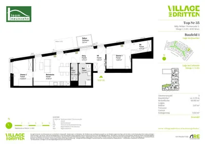 3-Zimmer-Wohnung mieten in Wien – 69,9 m², € 1.629 – Bild 29 von 29