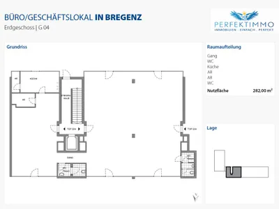 2-Zimmer-Gewerbeimmobilie mieten in Bregenz – 282 m², € 4.575 – Bild 20 von 20