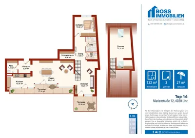 3-Zimmer-Gewerbeimmobilie mieten in Linz – 132 m², € 2.030 – Bild 7 von 7