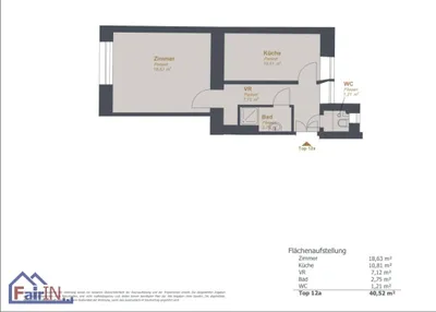 2-Zimmer-Wohnung kaufen in Wien – 40,52 m², € 198.000 – Bild 11 von 11