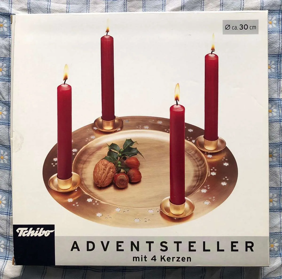 ADVENTSTELLER - 30CM - NEU - 4 KERZEN - TCHIBO - VERGOLDET - ADVENT - WEIHNACHTEN - WOHNZIMMER - WOHNUNG - HAUS - GARTEN - DEKORATION - ADVENT DEKORATION - KERZENSCHEIN - ADVENTSDEKORATION - ADVENTSKRANZ - ADVENTKRANZ, € 10,- (1030 Wien)
