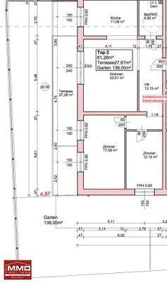 3-Zimmer-Wohnung mieten in Krems Land – 81,28 m², € 1.101 – Bild 7 von 7