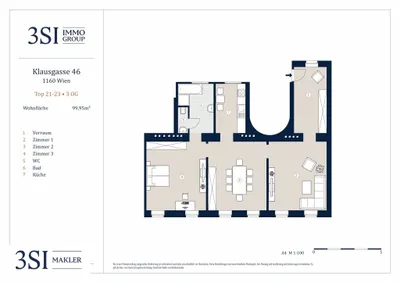 3-Zimmer-Wohnung kaufen in Wien – 99,95 m², € 399.000 – Bild 16 von 16