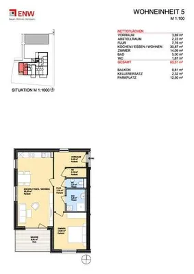 2-Zimmer-Wohnung mieten in Hartberg-Fürstenfeld – 65,53 m², € 905 – Bild 14 von 14