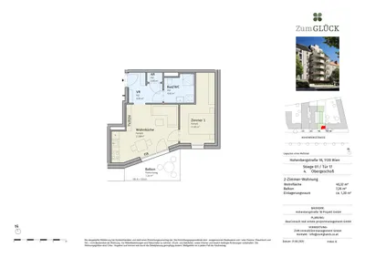2-Zimmer-Wohnung kaufen in Wien – 40,32 m², € 315.000 – Bild 6 von 6