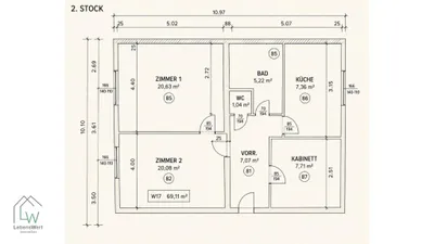 3-Zimmer-Wohnung kaufen in Wien – 69,11 m², € 349.000 – Bild 11 von 11