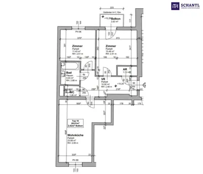 3-Zimmer-Wohnung kaufen in Graz – 68,61 m², € 220.000 – Bild 18 von 20