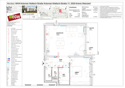 2-Zimmer-Wohnung mieten in Krems an der Donau – 67,85 m², € 812 – Bild 6 von 6