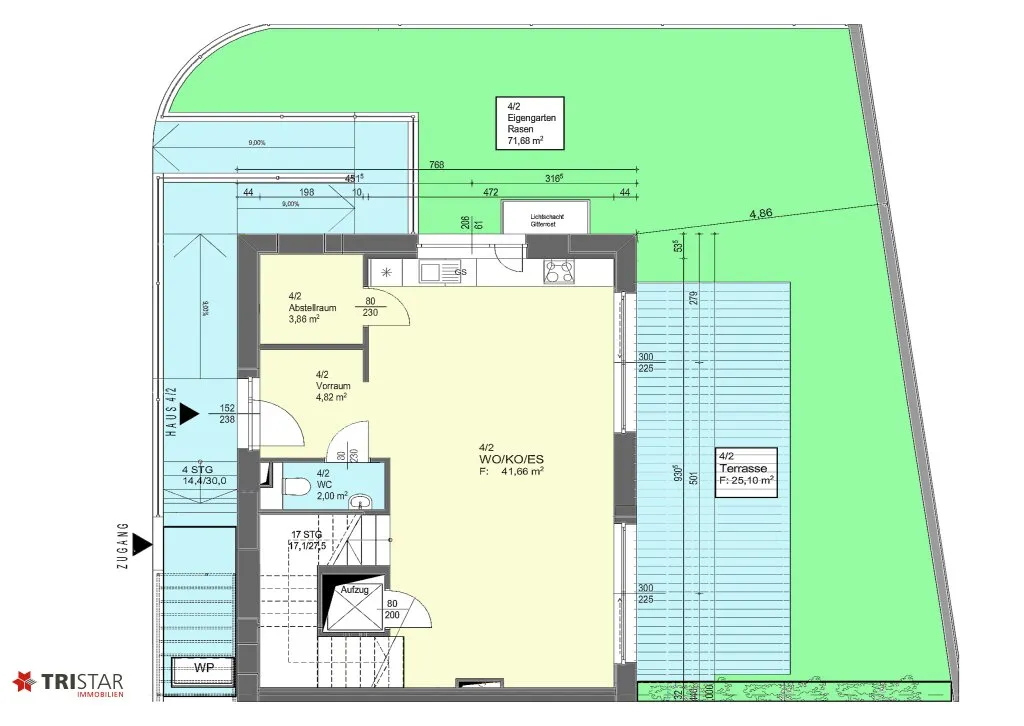 Zum Verkauf: Exklusive Doppelhaushälfte mit Aufzug, Keller, Garten & Terrassen in 2372 Gießhübl - Neubau 2022, sofort bezugsfertig! - Ansicht 3