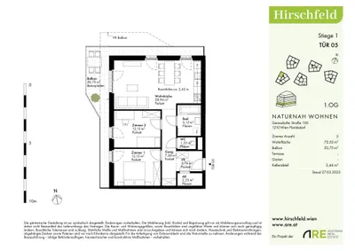 3-Zimmer-Wohnung kaufen in Wien – 73,23 m², € 421.000 – Bild 13 von 14