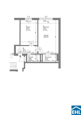 2-Zimmer-Wohnung mieten in Wien – 52 m², € 947 – Bild 12 von 12