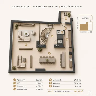 5-Zimmer-Wohnung kaufen in Wien – 328,52 m², € 7.800.000 – Bild 36 von 38