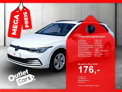 VW Golf VIII Var. 2.0 TDI DSG Life LED+MEGAPREIS