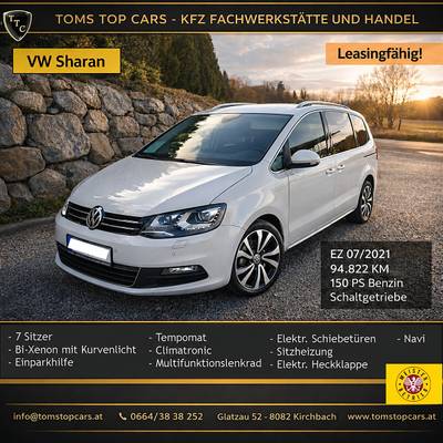 VW Sharan Family 1,4 TSI 7 Sitze, elektr. Schiebet...