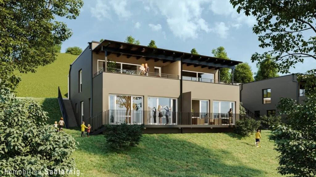 NATUR, RUHE & WEITBLICK - Moderne Doppelhaushälften in Sankt Marein bei Graz! - Widok 2