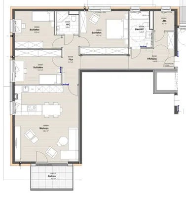4-Zimmer-Wohnung mieten in Salzburg-Umgebung – 112 m², € 2.699 – Bild 12 von 12