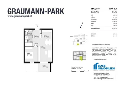 2-Zimmer-Wohnung kaufen in Linz Land – 46,3 m², € 262.800 – Bild 13 von 13