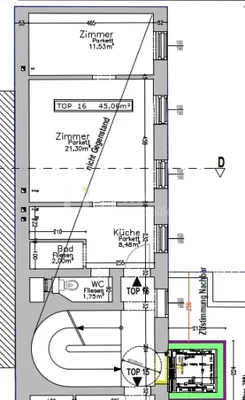 2-Zimmer-Wohnung kaufen in Wien – 45,06 m², € 179.000 – Bild 9 von 9