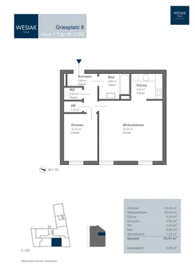 2-Zimmer-Wohnung kaufen in Graz – 53 m², € 129.000 – Bild 18 von 18