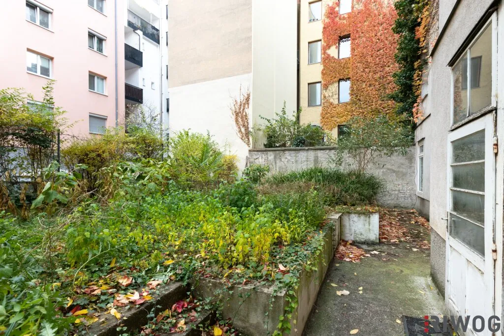 RARITÄT | KOMPLETT HOFSEITIGE ALTBAU-GARTENWOHNUNG | Sanierungsbedürftig | Gesamte Etage im Hoftrakt | Nähe Einsiedlerpark, U4 Margaretengürtel, künftiger U2-Station Reinprechtsdorfer Straße - Ansicht 3