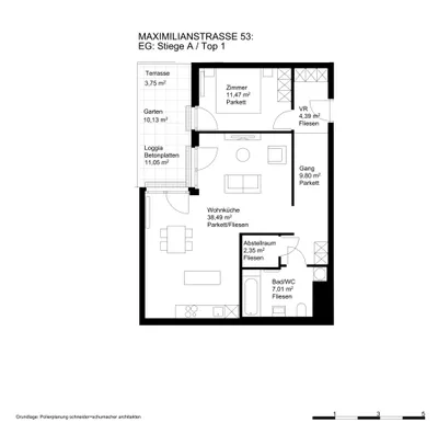 2-Zimmer-Wohnung mieten in Sankt Pölten – 73,51 m², € 865 – Bild 8 von 8