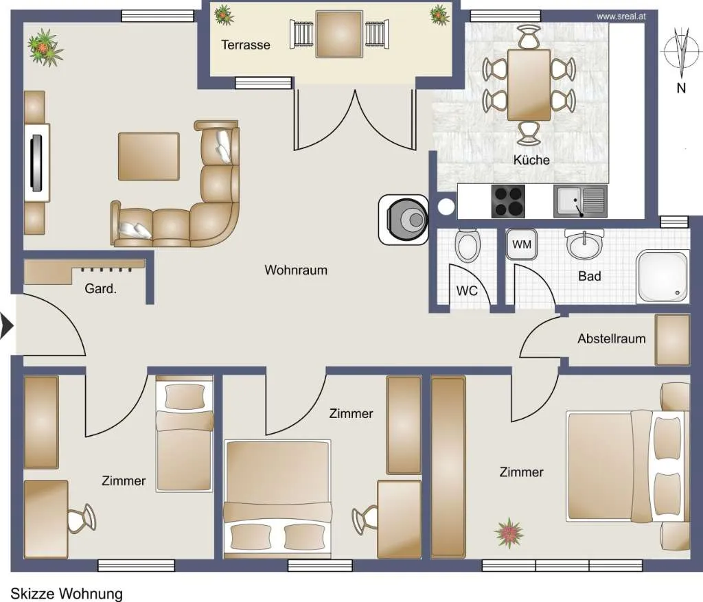 Wohnung – St. Ulrich am Pillersee - Ansicht 3