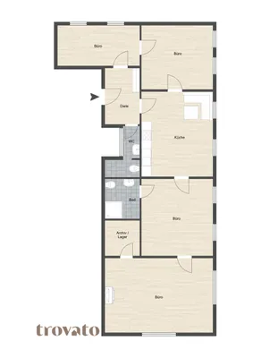 5-Zimmer-Gewerbeimmobilie mieten in Wien – 100 m², € 2.202 – Bild 9 von 9