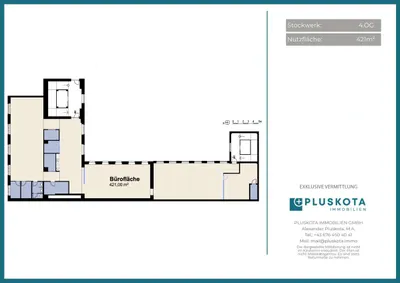 3-Zimmer-Gewerbeimmobilie mieten in Wien – 421 m², € 6.075 – Bild 13 von 13