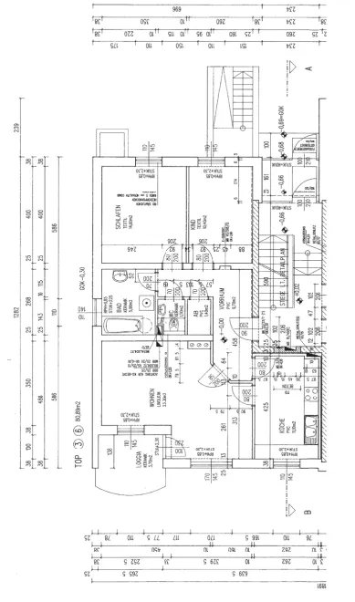 Wohnung mit 78 qm zu vermieten - Ansicht 2