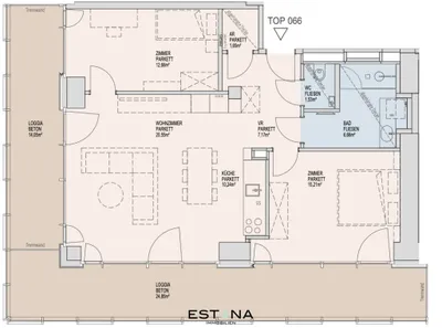 3-Zimmer-Wohnung mieten in Wien – 81,7 m², € 2.600 – Bild 22 von 22