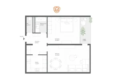 2-Zimmer-Wohnung kaufen in Graz – 65,67 m², € 236.000 – Bild 6 von 7