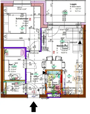 Wohnung mieten in Baden – 51 m², € 896 – Bild 12 von 12