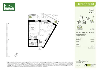 Immobilie kaufen in Wien – 45,19 m², € 244.000 – Bild 24 von 24