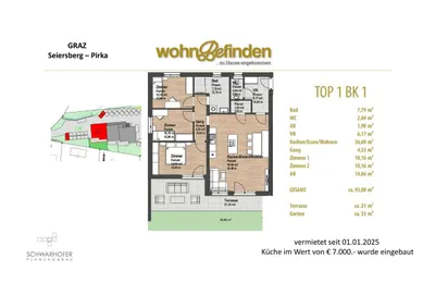 3-Zimmer-Wohnung kaufen in Graz-Umgebung – 67 m², € 300.240 – Bild 4 von 11