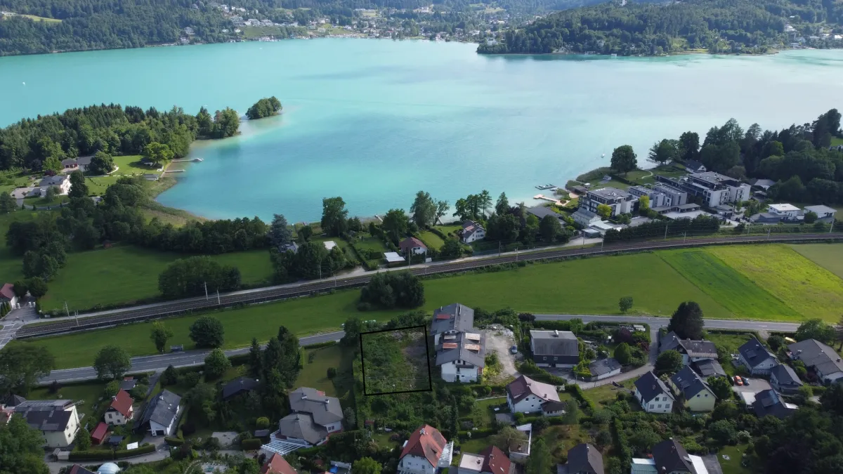Einzigartiges Grundstück mit wunderschönem Blick über den Wörthersee (Provisionsfrei) - Widok 3