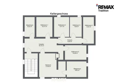 8-Zimmer-Gewerbeimmobilie kaufen in Leoben – 213 m², € 330.000 – Bild 26 von 28