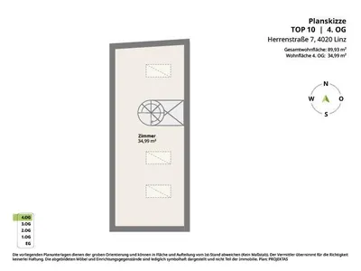 3-Zimmer-Wohnung mieten in Linz – 89,93 m², € 1.182 – Bild 16 von 16