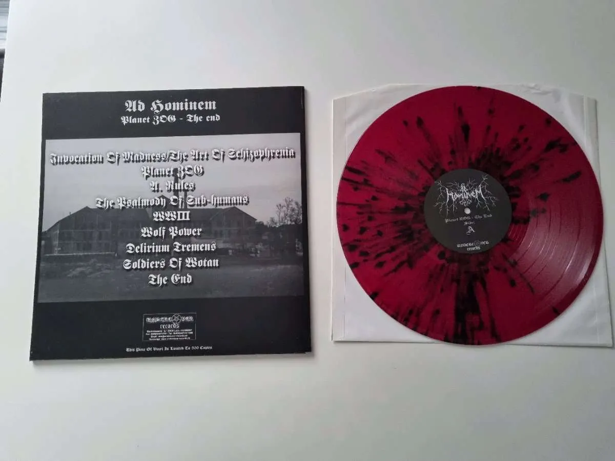 Ad Hominem - Planet Zog - The End Vinyl LP CD Black Metal, € 200 