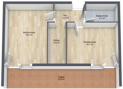 2-Zimmer-Wohnung mieten in Vöcklabruck – 38,2 m², € 890 – Bild 11 von 11