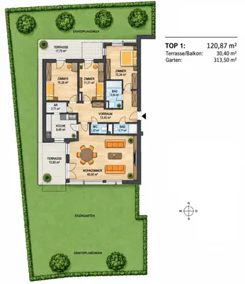 4-Zimmer-Wohnung kaufen in Wien – 120,87 m², € 1.140.000 – Bild 20 von 21