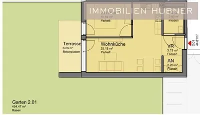 2-Zimmer-Wohnung mieten in Wiener Neustadt – 45 m², € 900 – Bild 2 von 11