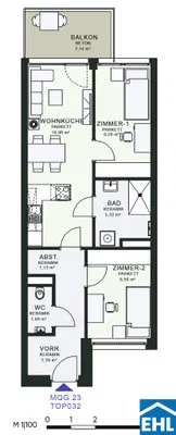 3-Zimmer-Wohnung mieten in Graz – 53,09 m², € 786 – Bild 23 von 23